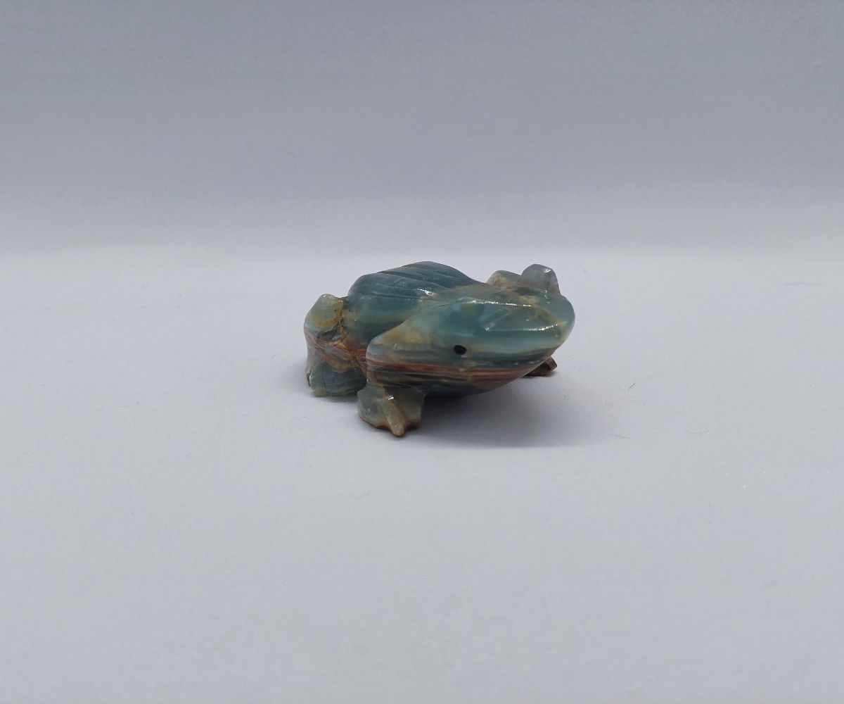 Kikker blauwe onyx