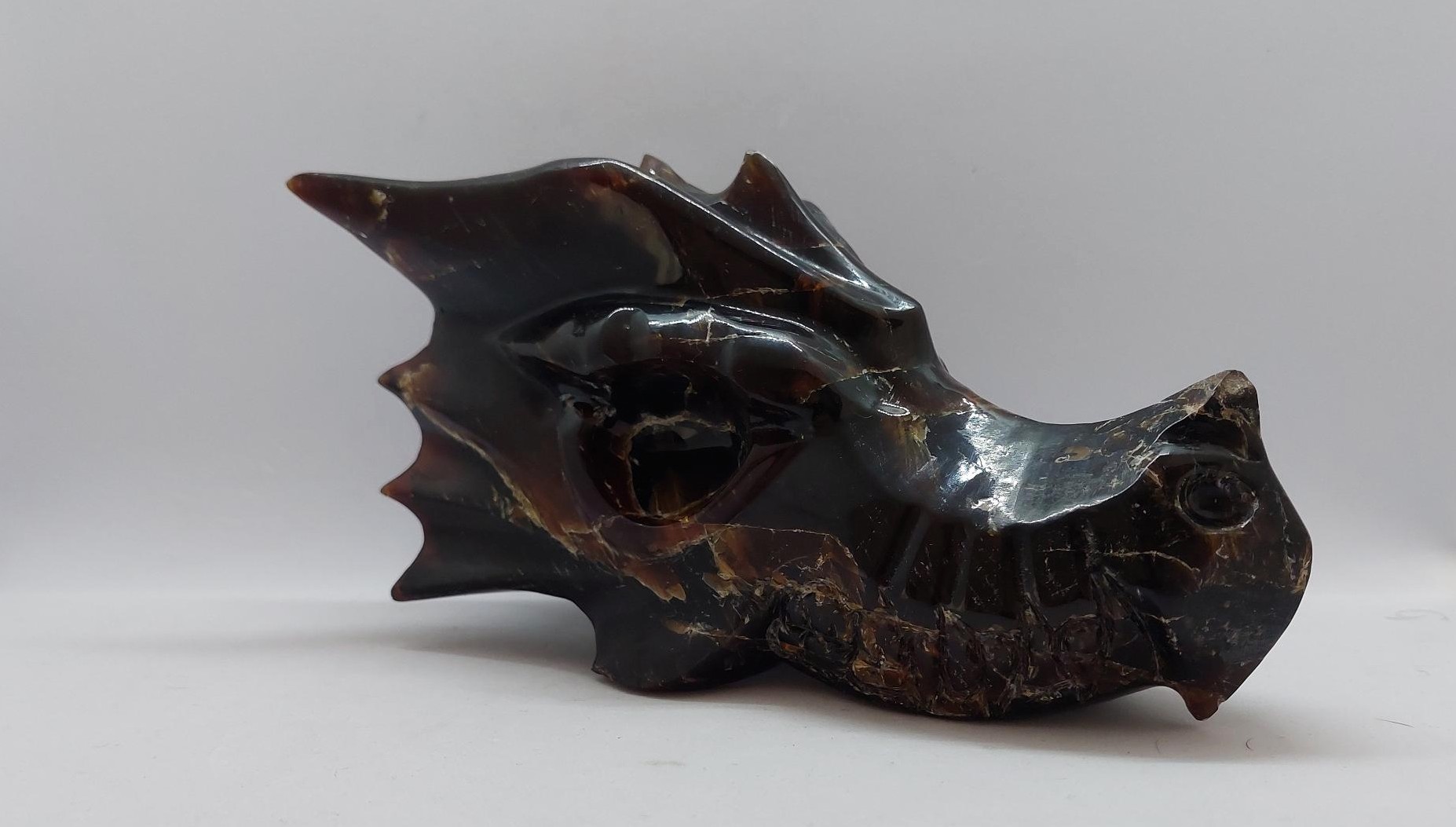 Dragon blauwe amber