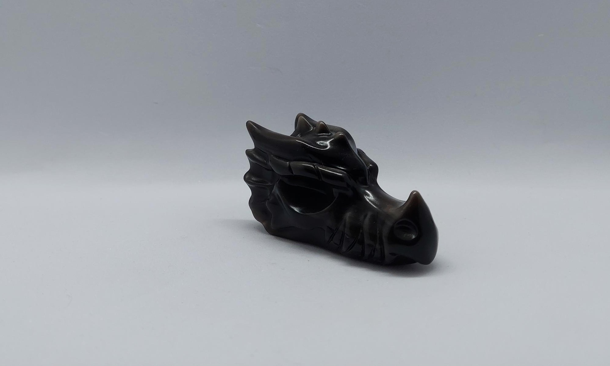 Dragon zilver obsidiaan